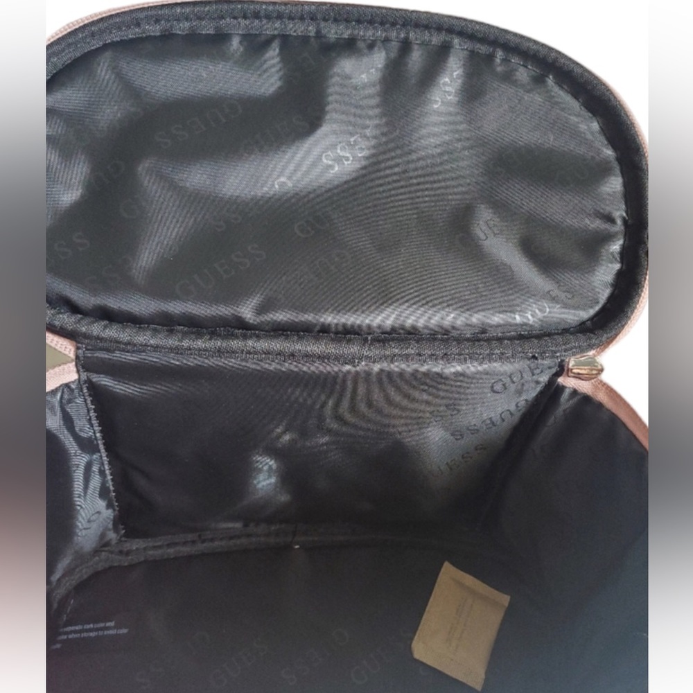 Guess Floral Monogram Cosmetic Case with Handle - Picture 6 of 11